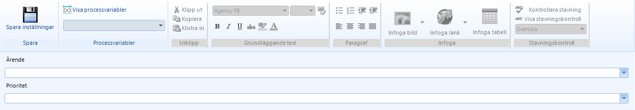 Sätt prioritet