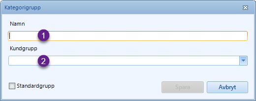 New categorygroup
