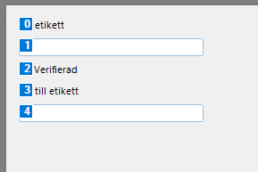 Tabbordning