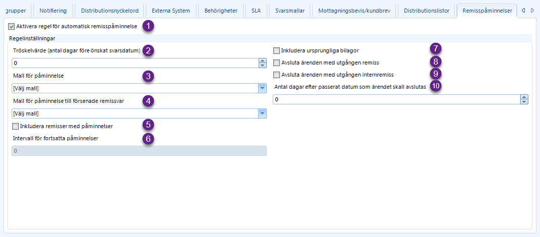Remisspåminnelser
