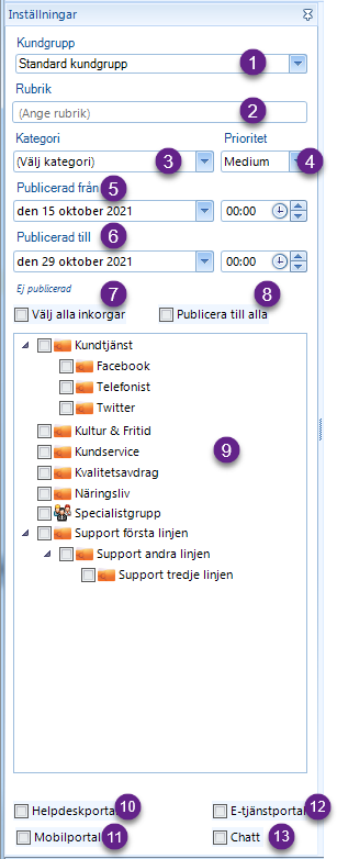 Inställningar