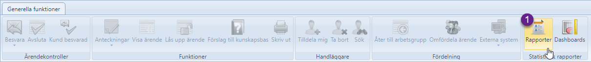 servicedesk web statistics ribbonreports