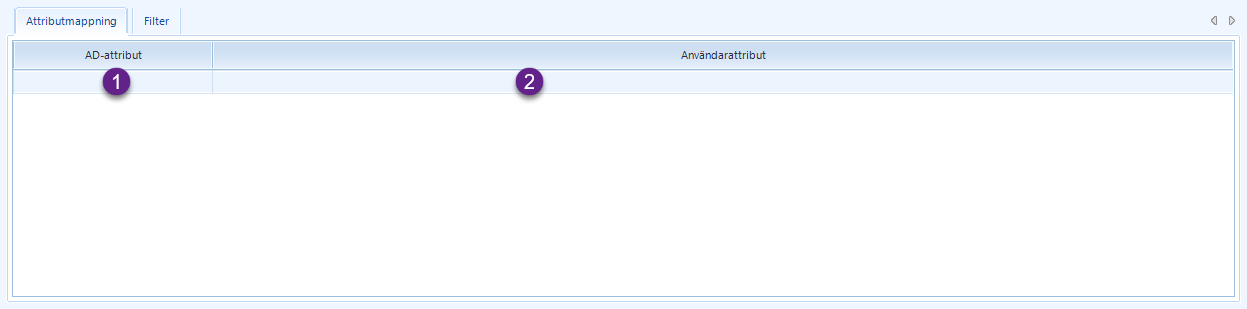Attributmappning